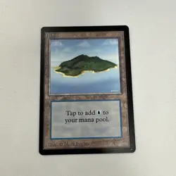 Magic the Gathering MTG Beta Island v.1 (BLUE) LP  (Beta Bob) - Image 8