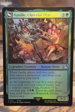 FOIL U 0211 Vanille, Cheerful l'Cie FFXIII Uncommon Final Fantasy Card MTG FIN - Image 1