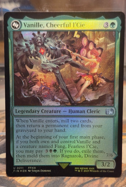 FOIL U 0211 Vanille, Cheerful l'Cie FFXIII Uncommon Final Fantasy Card MTG FIN - Image 3