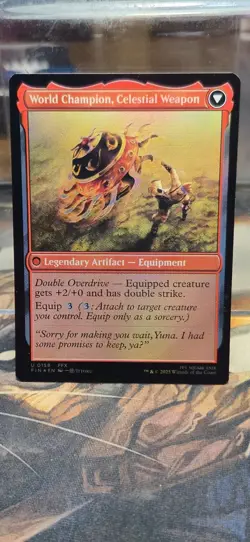 FOIL U 0158 Sidequest: Play Blitzball Celestial Weapon Final Fantasy NM Card MTG - Image 2