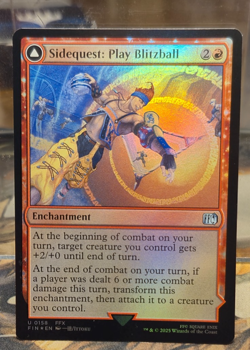 FOIL U 0158 Sidequest: Play Blitzball Celestial Weapon Final Fantasy NM Card MTG - Image 3