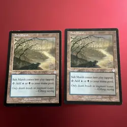 Salt Marsh X7 Invasion 7X Playset Magic the Gathering MTG Lot Of 7 Cards - Image 6