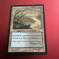 Salt Marsh X7 Invasion 7X Playset Magic the Gathering MTG Lot Of 7 Cards - Image 8