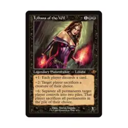 WOTC Innistrad Remastered Liliana of the Veil (Retro Frame) (MR) NM - Image 1