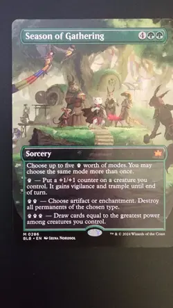 Season of Gathering (Borderless) Bloomburrow Regular - MTG Single - Image 1