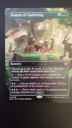 Season of Gathering (Borderless) Bloomburrow Regular - MTG Single - Image 3