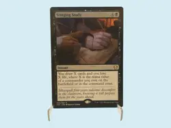 Stinging Study, Commander 2021, NM, Magic the Gathering MTG - Image 2