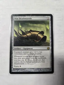 MTG Nim Deathmantle  - Scars of Mirrodin #188 - Image 3
