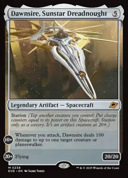 Dawnsire, Sunstar Dreadnought - #238 - Edge Of Eternities - Mtg - Image 3