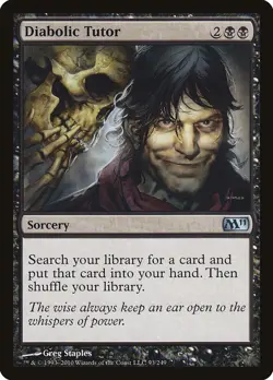 MTG Diabolic Tutor ** Magic 2011 ** English (NM) - Image 1