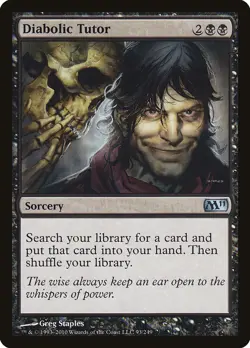 MTG Diabolic Tutor ** Magic 2011 ** English (NM) - Image 3