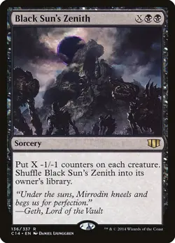 MTG Black Sun's Zenith ** Commander 2014 ** English (NM) - Image 3