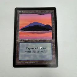 Magic the Gathering MTG Beta Island v.3 (RED) LP  (Beta Bob) - Image 1