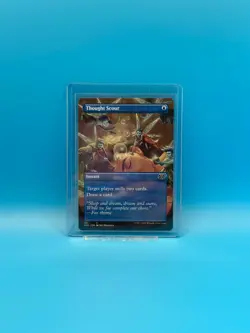 MTG, Thought Scour (Borderless) 351 Double Masters 2022 Regular - Image 1