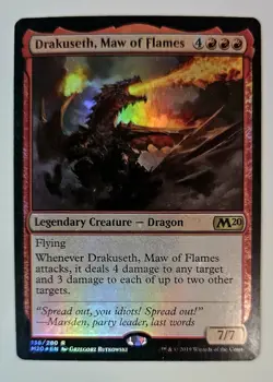 Drakuseth, Maw of Flames Core Set 2020 Foil - Image 2