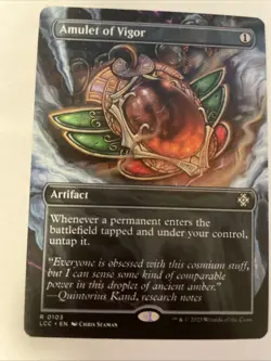 Amulet of Vigor (Borderless) Commander: the Lost Caverns of Ixalan Regular - Image 1