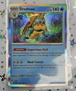 Drednaw 044/142 Holo NM/M Stellar Crown Pokemon Card - Image 1