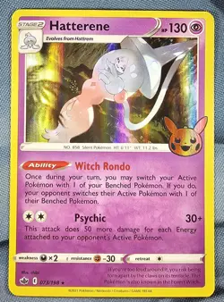 Hatterene 073/198 Trick or Trade Booster Bundle Holo - Image 4