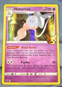 Hatterene 073/198 Trick or Trade Booster Bundle Holo - Image 8