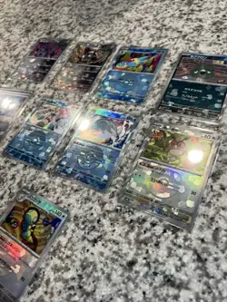 Lot of (9) Pokemon Terastal Festival Pokeball/Masterball Holo Cards - Image 5