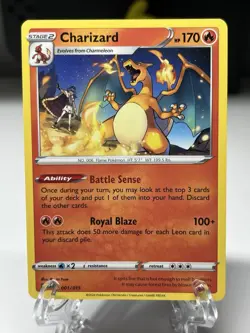 Pokémon Charizard Promo Card 001/015 2025 McDonald’s Dragon Discovery M24EN - Image 3