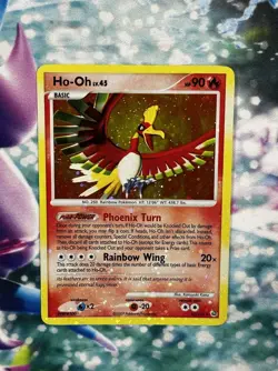Pokemon TCG  Ho-Oh 10/132 Secret Wonders Holo Rare Holo Bleed NM - Image 4