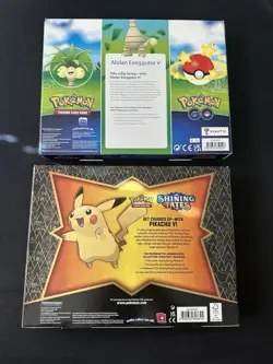 Lot Of Pokemon TCG: Shining Fates Pikachu V & Pokemon GO Alolan Exeggutor Box - Image 4