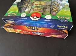 Lot Of Pokemon TCG: Shining Fates Pikachu V & Pokemon GO Alolan Exeggutor Box - Image 6