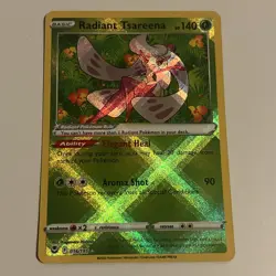 1x Pokémon TCG, Radiant Tsareena 016/195 - Silver Tempest MINT - Image 1