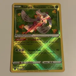 1x Pokémon TCG, Radiant Tsareena 016/195 - Silver Tempest MINT - Image 2