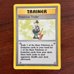 Pokemon Trader 77/102 Non Holo Rare Base Set Pokemon Card - Image 1