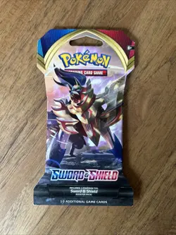 Pokemon TCG Card - Sword & Shield - Sleeved Booster Pack - New Sealed - Image 1