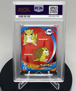 Sandshrew / Sandslash #42 Pokemon Advanced Action Cards 2004 Lenticular - PSA 9 - Image 8
