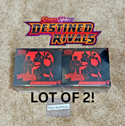 LOT OF 2! Pokémon Scarlet and Violet Destined Rivals Elite Trainer Box ETB - Image 6