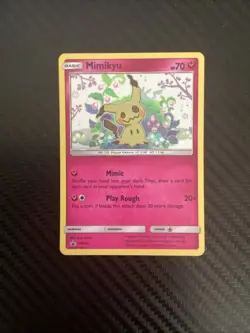 Mimikyu Sun & Moon Black Star Promo SM163 Holo Pokémon TCG Card - Image 3
