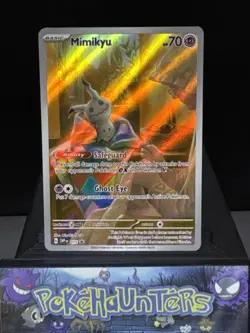 Pokemon Card Mimikyu Promo SVP 075 Paldean Fates Illustration Rare Near Mint - Image 1