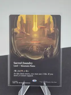 Sacred Foundry (Borderless) - Edge Of Eternities MTG rare - Image 1