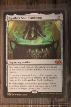 MTG-Agatha's Soul Cauldron Wilds of Eldraine Regular Near Mint Trading Card - Image 1