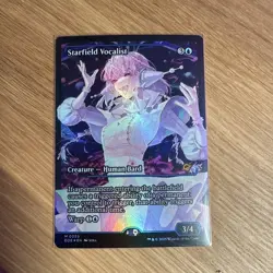 Starfield Vocalist (Showcase Foil) Mythic MTG Edge of Eternities ship now - Image 1