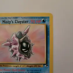 Misty's Cloyster (Rare) - 29/132 - Gym Heroes - Pokemon TCG - Vintage - LP - Image 2