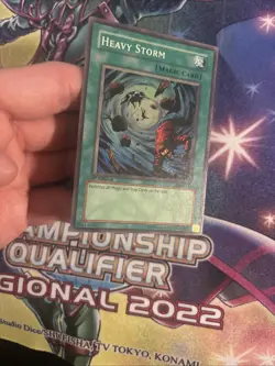 (YBL) YuGiOh Heavy Storm MRD-142 1st Edition Super Rare LP - Image 2