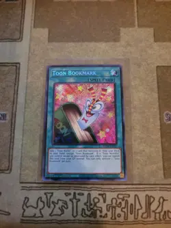 YUGIOH TOON BOOKMARK BLCR-EN067 SECRET 1ST ED NM - Image 1