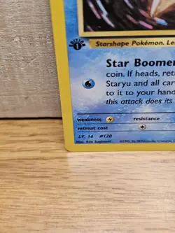 Misty's Staryu 1st Edition 92/132 Gym Challenge Non-Holo Pokemon Card TCG - Image 5
