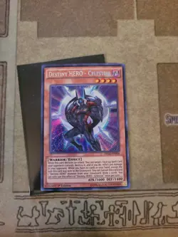 YUGIOH DESTINY HERO CELESTIAL DESO-EN006 SECRET 1ST ED NM - Image 2