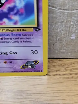 Sabrina’s Gastly 1st Edition 97/132 Gym Challenge Non-Holo Pokemon Card TCG - Image 6