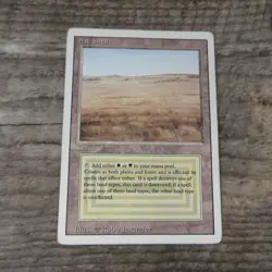 Magic The Gathering MTG Savannah Dual Land Revised 3rd Ungraded MP Good - Image 1