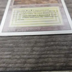 Magic The Gathering MTG Savannah Dual Land Revised 3rd Ungraded MP Good - Image 3