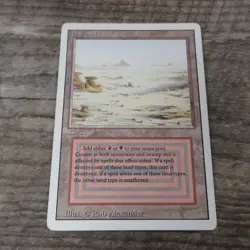Magic The Gathering MTG Badlands Dual Land Revised 3rd Ungraded MP Good - Image 1