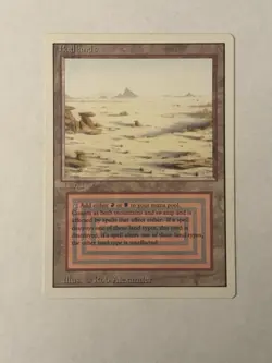 Magic The Gathering MTG Badlands Dual Land Revised 3rd Ungraded MP Good - Image 1