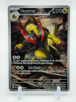 Near Mint Haxorus 147/086 Illustration Rare Pokemon S&V Black Bolt - Image 1